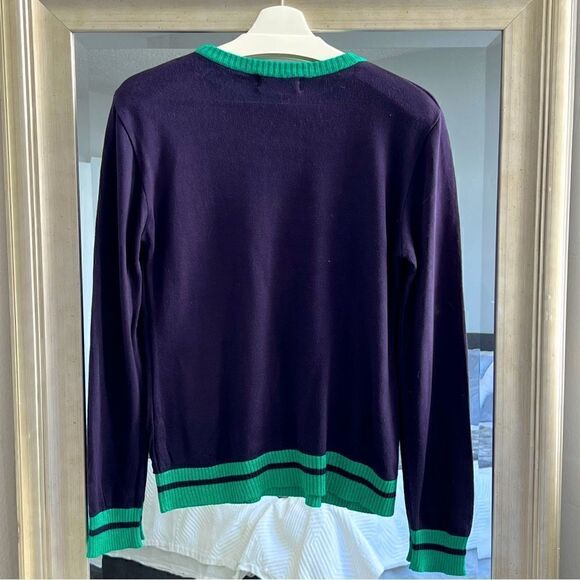 NORAH Vintage 80’s Cocktail Martini Knit Sweater Size 3. M/L - Picture 4 of 7
